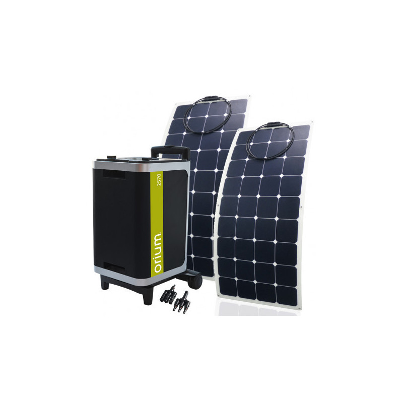 Station d'énergie portative IZYWATT 2570 + 2 Panneaux solaires
