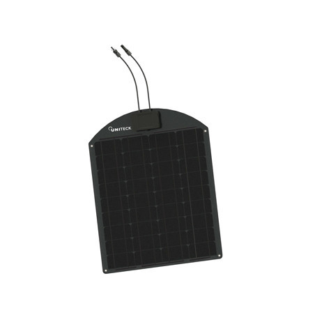 Panneau Solaire 50W Monocristallin - Câble 3m Avec Clips Batterie - Parfait Camping, Randonnée - 8