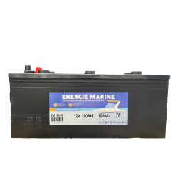 BATTERIE ENERGIE MARINE EM180-HD DEMARRAGE 12V 180AH 1000A