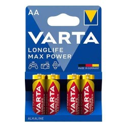VARTA BLISTER 4 PILES ALCALINES LONGLIFE MAX POWER AA
