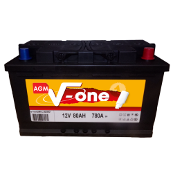 BATTERIE V-ONE AGM 12V 80AH...