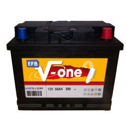BATTERIE V-ONE EFB 12V 60AH...