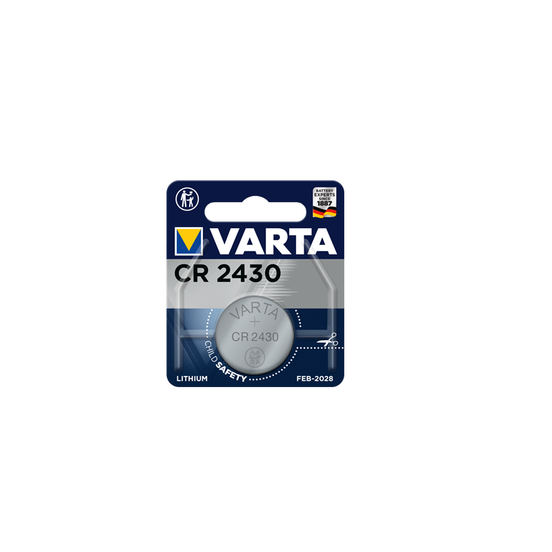 2 Pile CR2430 VARTA bouton Lithium 3V CR 2430 6430 - Cdiscount