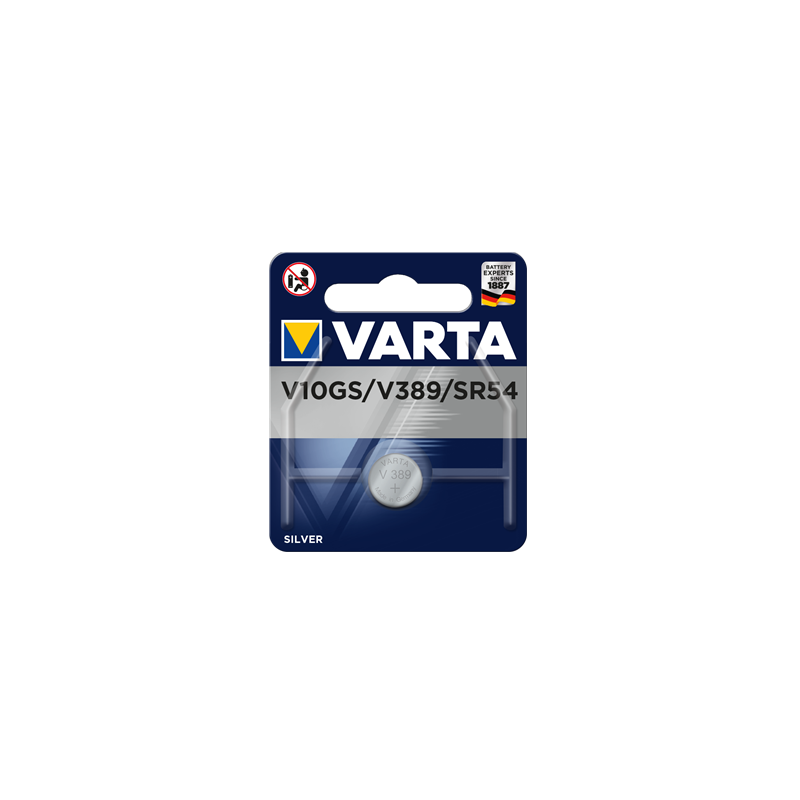 Varta V389 (SR54 / SR1130SW) oxyde d'argent pile bouton 1 pièce Varta