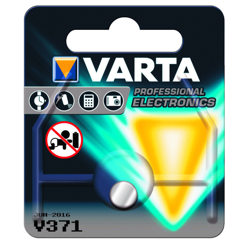 Pile bouton Varta modèle SR920SW référence V371 (1,55 V) | Piles bouton 